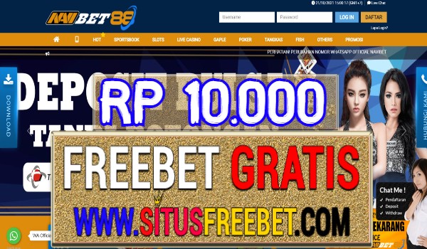 NAVIBET88 FREEBET GRATIS TANPA DEPOSIT RP 10.000 NAVIBET88 FREEBET GRATIS TANPA DEPOSIT RP 10.000