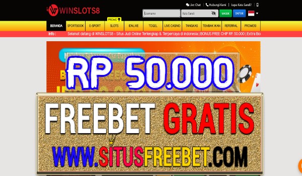 Winslots8 Freechip Gratis Tanpa Deposit Rp 50.000 Winslots8 Freechip Gratis Tanpa Deposit Rp 50.000