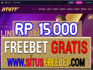 Jitu77 Freebet Gratis Tanpa Deposit Rp 15.000
