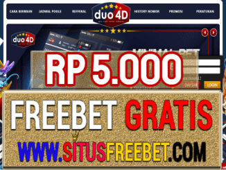 Duo4D Freebet Gratis Rp 5.000 Tanpa Deposit