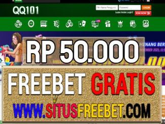 QQ101 Freebet Gratis Rp 50.000 Tanpa Deposit