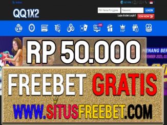 QQ1X2 Freebet Gratis Rp 50.000 Tanpa Deposit