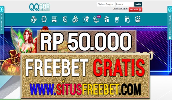 QQ288 Freebet Gratis Rp 50.000 Tanpa Deposit QQ288 Freebet Gratis Rp 50.000 Tanpa Deposit