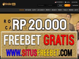 TinderSlot Freebet Gratis Rp 20.000 Tanpa Deposit