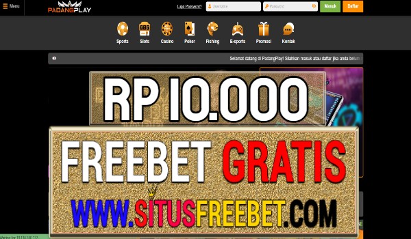 PadangPlay Freebet Gratis Rp 10.000 Tanpa Deposit PadangPlay Freebet Gratis Rp 10.000 Tanpa Deposit