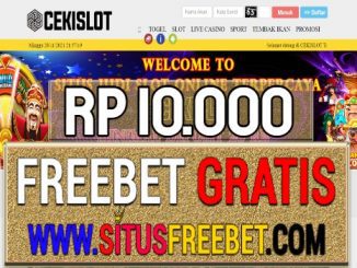 CekiSlot Freebet Gratis Rp 10.000 Tanpa Deposit