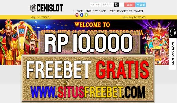 CekiSlot Freebet Gratis Rp 10.000 Tanpa Deposit CekiSlot Freebet Gratis Rp 10.000 Tanpa Deposit