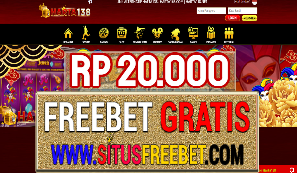 Harta138 Freebet Gratis Rp 20.000 Tanpa Deposit Harta138 Freebet Gratis Rp 20.000 Tanpa Deposit