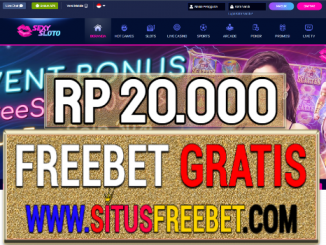 SexySloto Freebet Gratis Rp 20.000 Tanpa Deposit