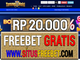 TarungHoki Freebet Gratis Rp 20.000 Tanpa Deposit