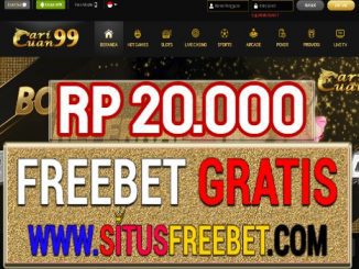 CariCuan99 Freebet Gratis Rp 20.000 Tanpa Deposit