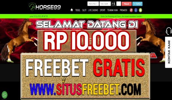 Horse89 Freebet Gratis Rp 10.000 Tanpa Deposit Horse89 Freebet Gratis Rp 10.000 Tanpa Deposit