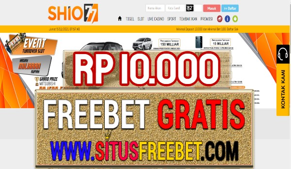 Shio77 Freebet Gratis Rp 10.000 Tanpa Deposit Shio77 Freebet Gratis Rp 10.000 Tanpa Deposit