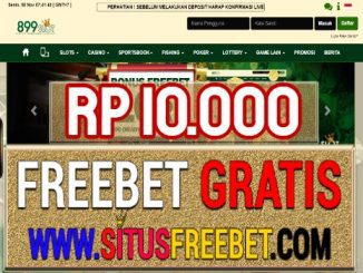 899SLOT FREEBET GRATIS RP 10.000 TANPA DEPOSIT