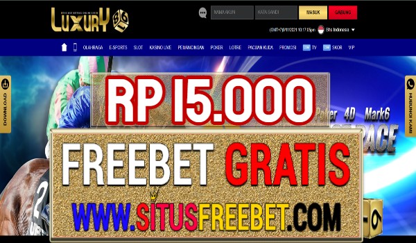 Luxury918 Freebet Gratis Rp 15.000 Tanpa Deposit Luxury918 Freebet Gratis Rp 15.000 Tanpa Deposit