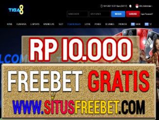 Tiga8 Freebet Gratis Rp 10.000 Tanpa Deposit