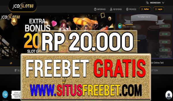 JCOSlot88 Freebet Gratis Rp 20.000 Tanpa Deposit JCOSlot88 Freebet Gratis Rp 20.000 Tanpa Deposit