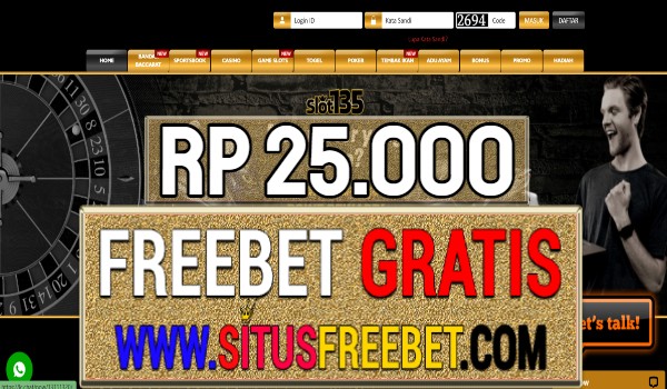Slot135 Freebet Gratis Rp 25.000 Tanpa Deposit Slot135 Freebet Gratis Rp 25.000 Tanpa Deposit