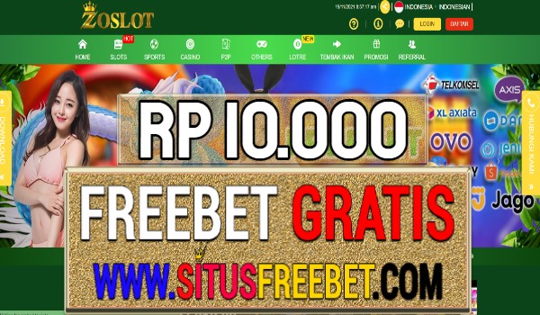 ZOSlot Freebet Gratis Rp 10.000 Tanpa Deposit ZOSlot Freebet Gratis Rp 10.000 Tanpa Deposit