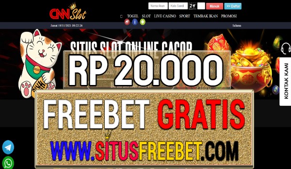 CNNSlot Freebet Gratis Rp 20.000 Tanpa Deposit CNNSlot Freebet Gratis Rp 20.000 Tanpa Deposit