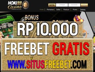 HokiCasino88 Freebet Gratis Rp 10.000 Tanpa Deposit