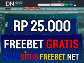 IDNGG Freebet Gratis Rp 25.000 Tanpa Deposit