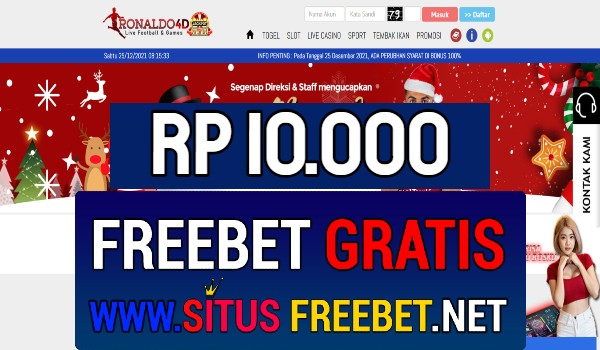 RONALDO4D Freebet Gratis Rp 10.000 Tanpa Deposit RONALDO4D Freebet Gratis Rp 10.000 Tanpa Deposit