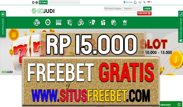GOJudi Freebet Gratis Rp 15.000 Tanpa Deposit GOJudi Freebet Gratis Rp 15.000 Tanpa Deposit