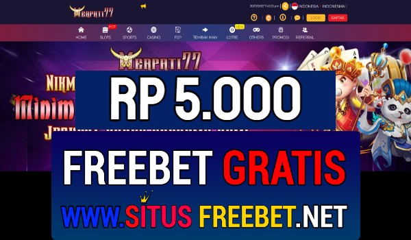 Merpati77 Freebet Gratis Rp 5.000 Tanpa Deposit Merpati77 Freebet Gratis Rp 5.000 Tanpa Deposit