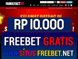 FamilyBet88 Freebet Gratis Rp 10.000 Tanpa Deposit