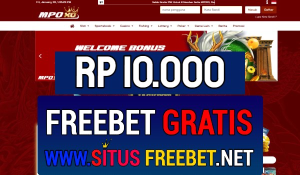MPOXO Freebet Gratis Rp 10.000 Tanpa Deposit MPOXO Freebet Gratis Rp 10.000 Tanpa Deposit