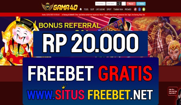 Gama4D Freebet Gratis Rp 20.000 Tanpa Deposit Gama4D Freebet Gratis Rp 20.000 Tanpa Deposit
