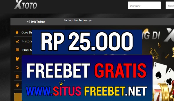XToto Freebet Gratis Rp 25.000 Tanpa Deposit XToto Freebet Gratis Rp 25.000 Tanpa Deposit