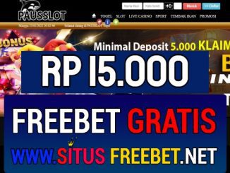 PAUSSLOT Freebet Gratis Rp 15.000 Tanpa Deposit
