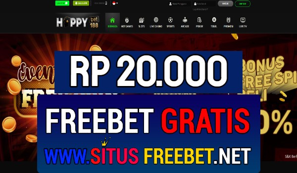 HappyBet188 Freebet Gratis Rp 20.000 Tanpa Deposit HappyBet188 Freebet Gratis Rp 20.000 Tanpa Deposit