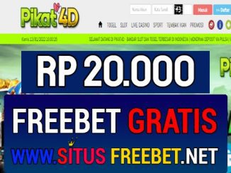 Pikat4D Freebet Gratis Rp 20.000 Tanpa Deposit