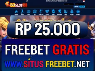 BDSlot88 Freebet Gratis Rp 25.000 Tanpa Deposit