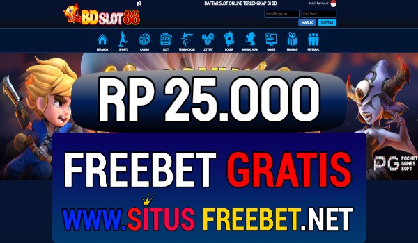 BDSlot88 Freebet Gratis Rp 25.000 Tanpa Deposit BDSlot88 Freebet Gratis Rp 25.000 Tanpa Deposit