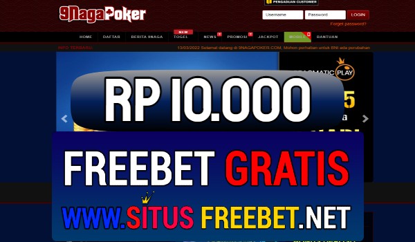9NagaPoker Freebet Gratis Rp 10.000 Tanpa Deposit 9NagaPoker Freebet Gratis Rp 10.000 Tanpa Deposit