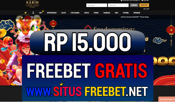 Kabin88 Freebet Gratis Rp 15.000 Tanpa Deposit Kabin88 Freebet Gratis Rp 15.000 Tanpa Deposit
