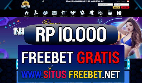 KARYA123 Freebet Gratis Rp 10.000 Tanpa Deposit KARYA123 Freebet Gratis Rp 10.000 Tanpa Deposit