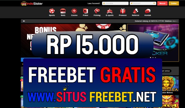 IndoSloter Freebet Gratis Rp 15.000 Tanpa Deposit IndoSloter Freebet Gratis Rp 15.000 Tanpa Deposit