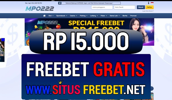 MPO222 Freebet Gratis RP 15.000 Tanpa Deposit MPO222 Freebet Gratis RP 15.000 Tanpa Deposit