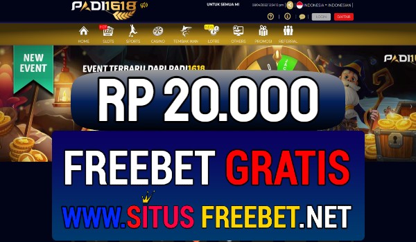 PADI1618 Freebet Gratis Rp 20.000 Tanpa Deposit PADI1618 Freebet Gratis Rp 20.000 Tanpa Deposit