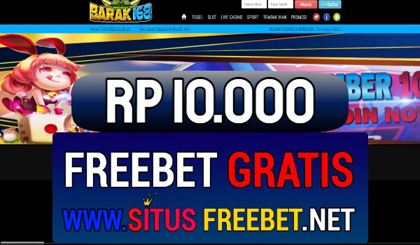 BARAK168 Situs Freebet Gratis Rp 10.000 Tanpa Deposit BARAK168 Situs Freebet Gratis Rp 10.000 Tanpa Deposit