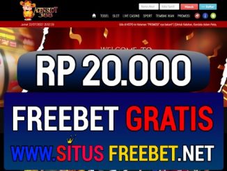AGENSLOT38 Situs Freebet Gratis Rp 20.000 Tanpa Deposit