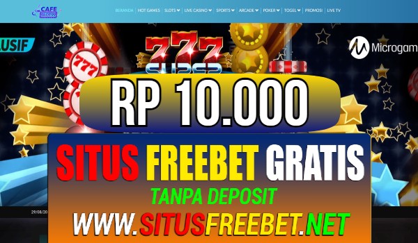 CAFESLOT99 Freebet Gratis Rp 10.000 Tanpa Deposit CAFESLOT99 Freebet Gratis Rp 10.000 Tanpa Deposit