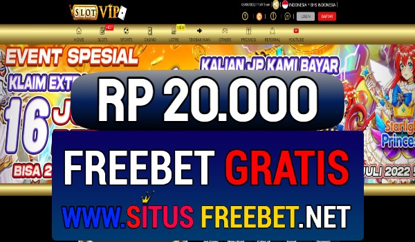 SLOTVIP Freebet Gratis Rp 20.000 Tanpa Deposit SLOTVIP Freebet Gratis Rp 20.000 Tanpa Deposit
