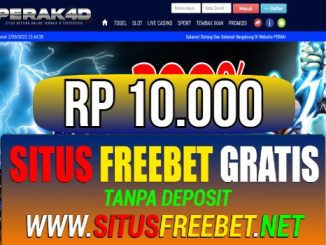 PERAK4D Freebet Gratis Rp 10.000 Tanpa Deposit