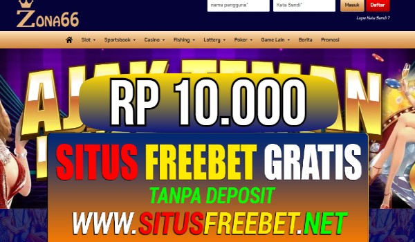 ZONA66 Freebet Gratis Rp 10.000 Tanpa Deposit ZONA66 Freebet Gratis Rp 10.000 Tanpa Deposit